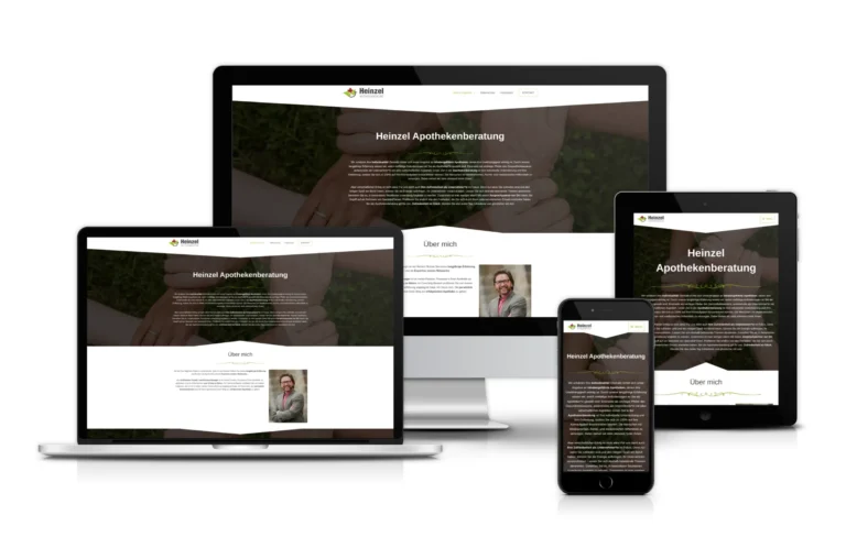 Mockup Multiscreen von Heinzel Apothekenberatung