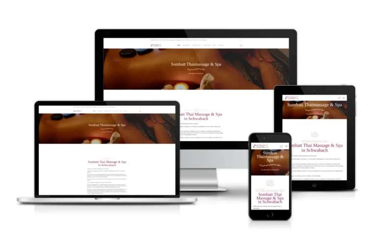 Mockup Multiscreen von Sombatt Thaimassage
